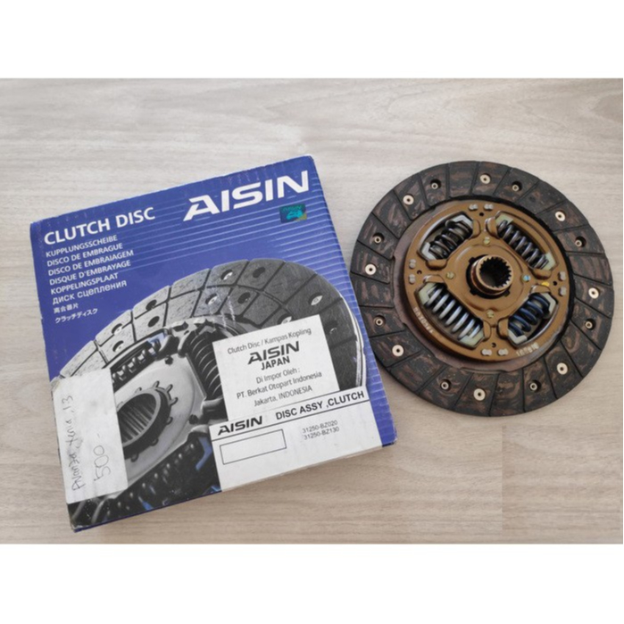 Aisin Plat Kopling Clutch Disc DDX-034A / 31250-BZ130 / 31250-BZ020 Toyota Avanza 1300cc, Daihatsu X