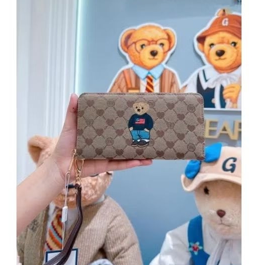 TTWN GUOO BEAR ORIGINAL GO2024 DOMPET PANJANG LEATHER - TTWNBEAR - TTWN - BEAR - DOMPET PANJANG - DO