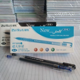 

Pen Gel ZIXUA New Jell Pen / Pen Jel/ Bolpoin Gell/ Gel Ink pen Zuixua HY 1020 hitam dan biru harga per 1 pack tinta 0.4 murah grosir