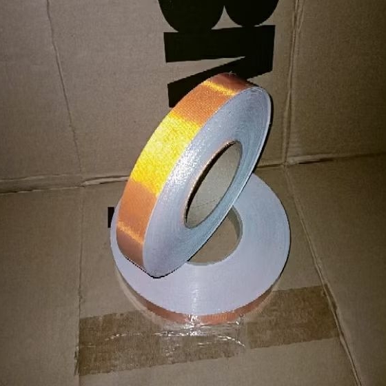 

Stiker Reflective 3M type 610 - Color Orange - 1Inch x 5 Meter