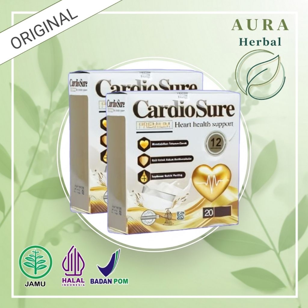 

Susu Cardiosure Milk Asli Original Cardio Sure Premium Hipertensi Jantung & Kolestrol Asam Urat BPOM isi 12