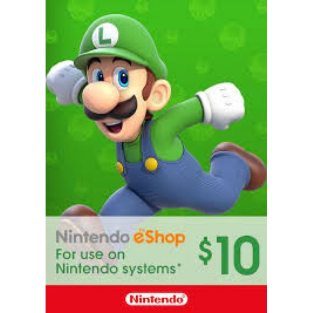 Nintendo Eshop Gift Card 10$