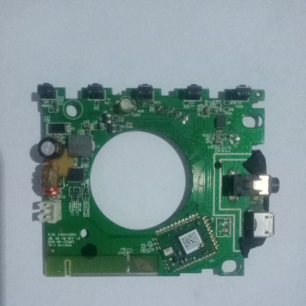 MODUL speaker Bluetooth portabel JBL GO. ( mati total)