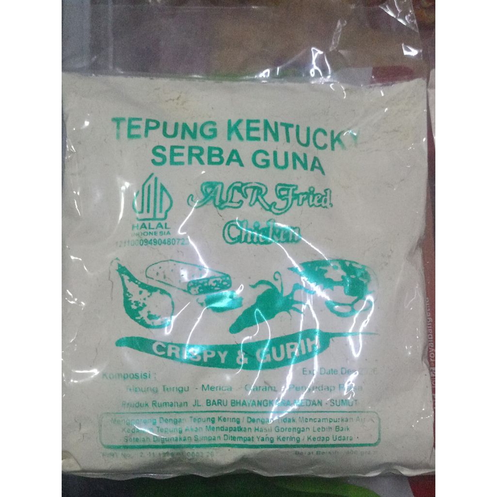 

ALR Fried Chicken Tepung Kentucky Serbaguna / Crispy dan Gurih 400g Halal