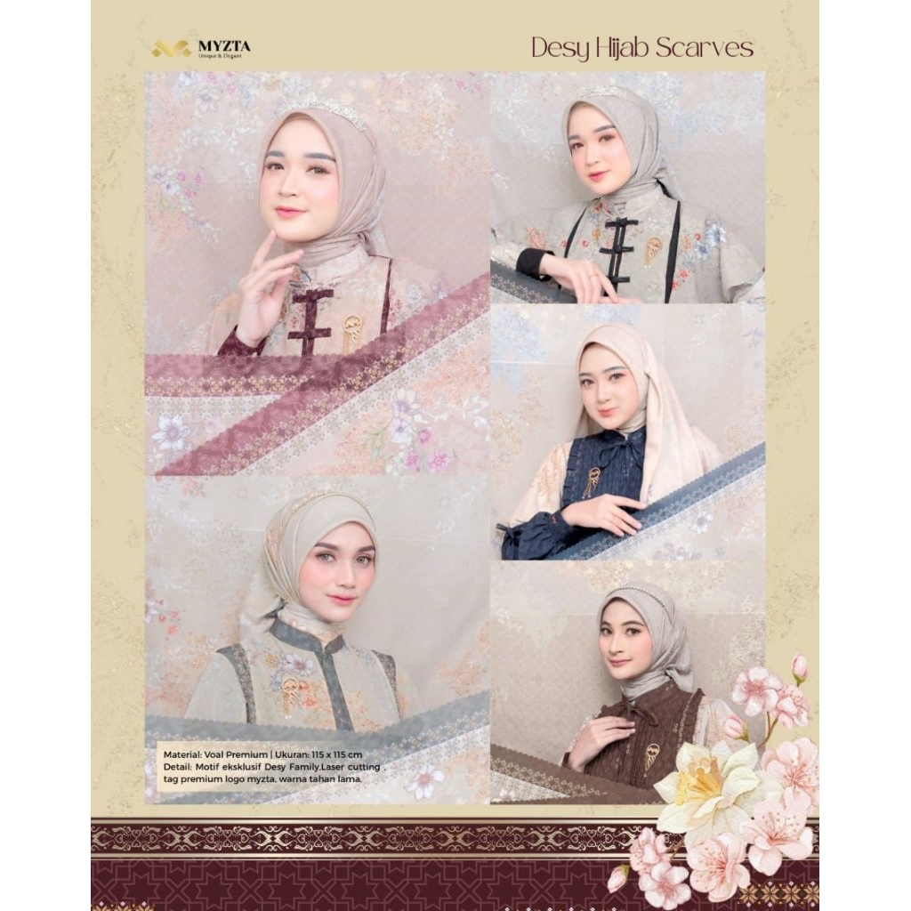SCARF ONLY DEWASA & ANAK DESY FAMILY SARIMBIT