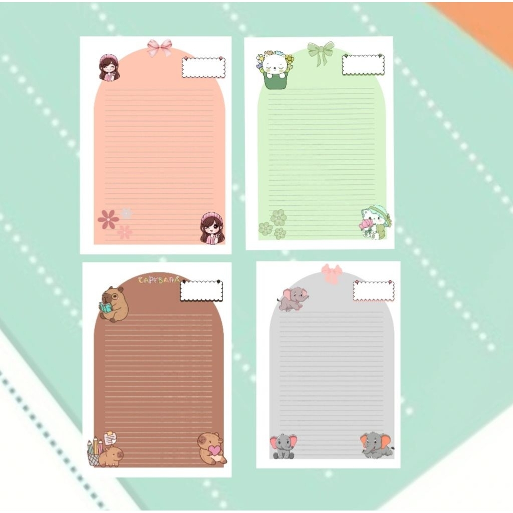 

Isi Binder Karakter Lucu A5 80 gsm 20 rings