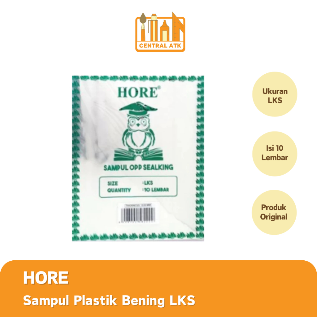 

SAMPUL PLASTIK BENING HORE LKS