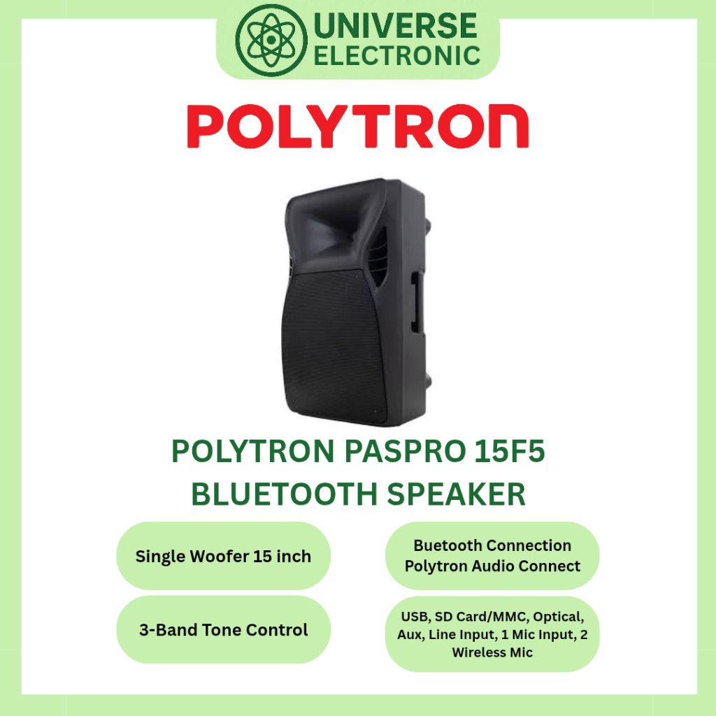 POLYTRON PAS PRO 15F5 / PASPRO15F5 PORTABLE SPEAKER
