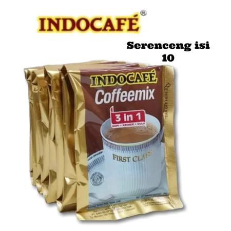 

Indocafe CoffeeMix | Indocafe 1 Renceng | Original Product with Great Taste