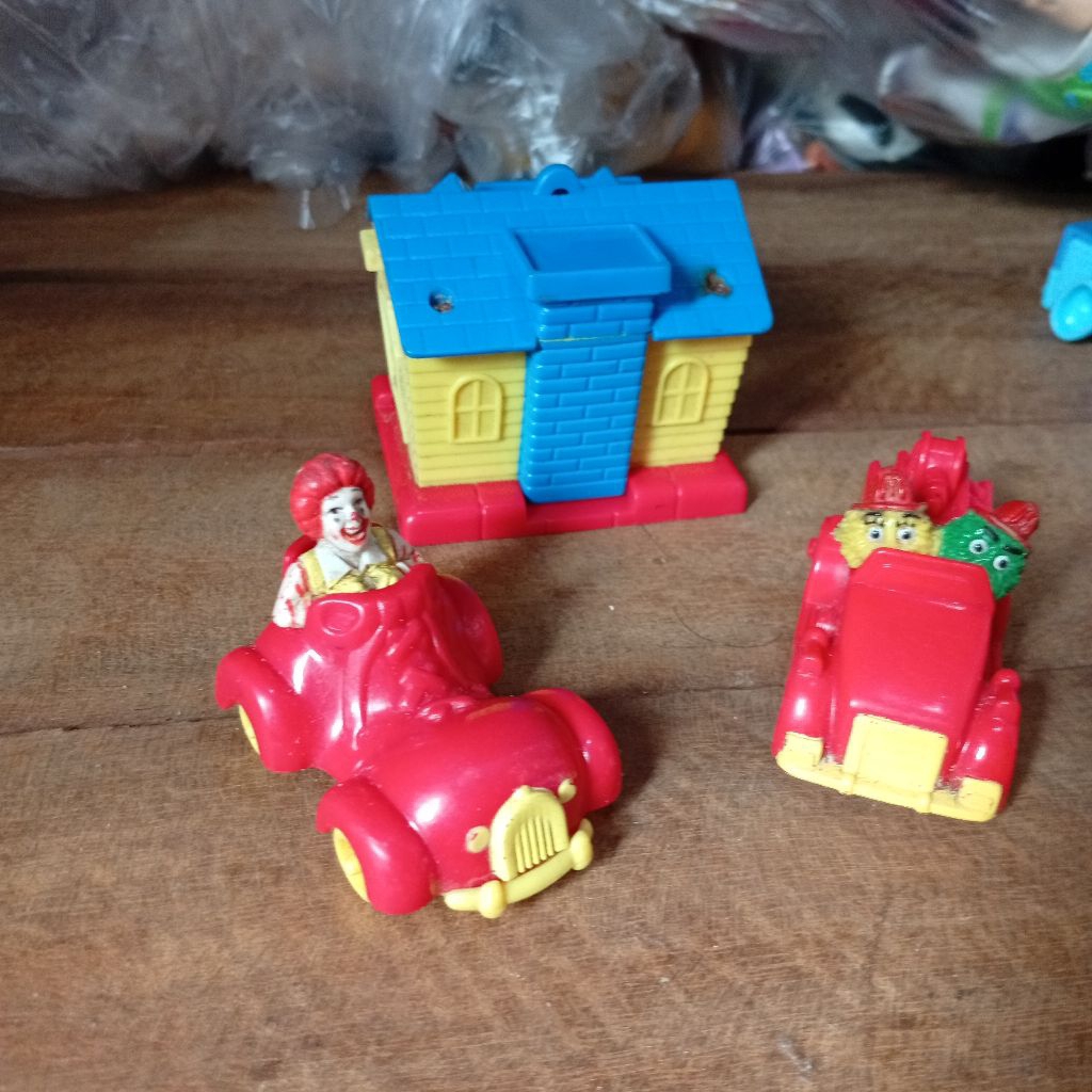 happy meal toys ronald village set
