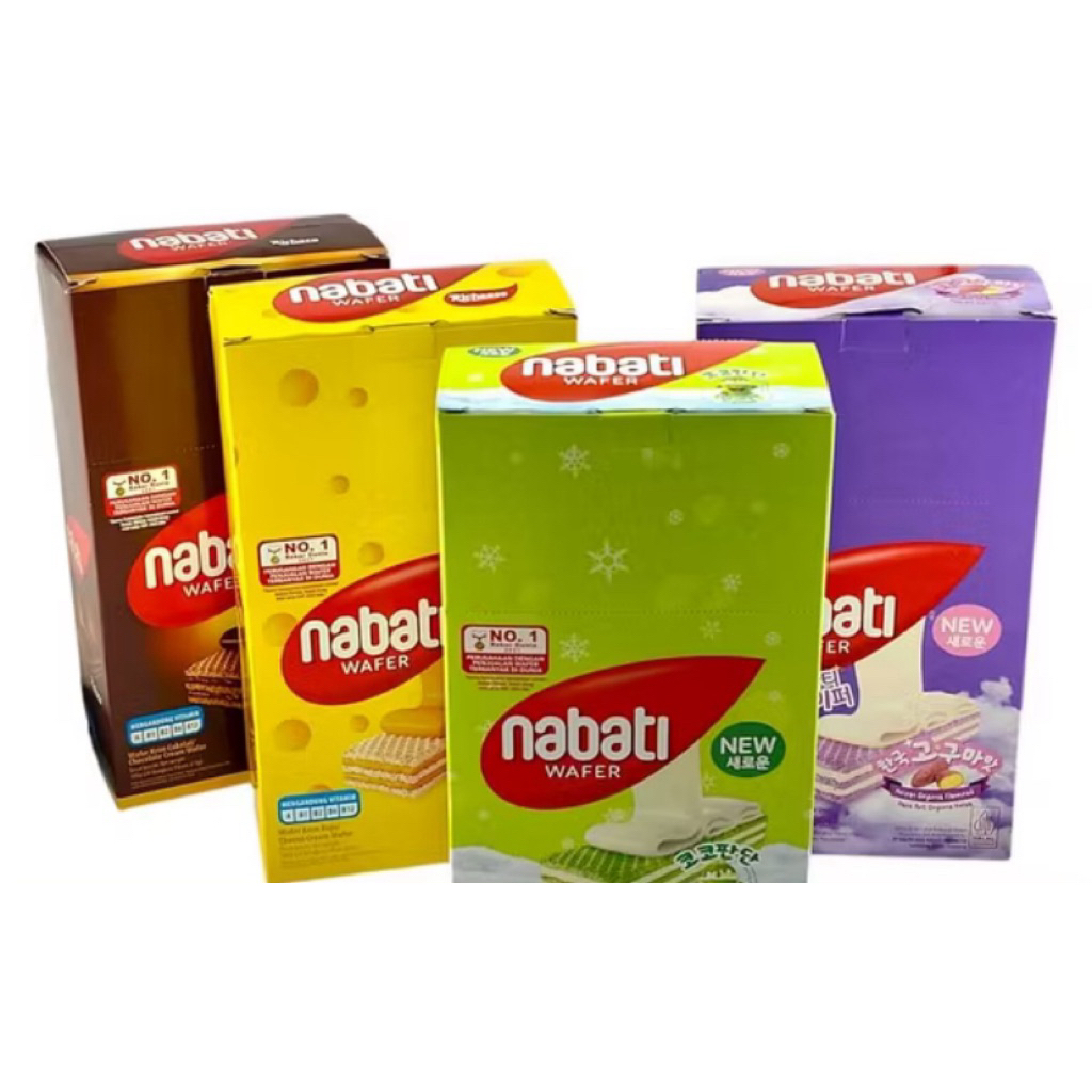 

Richeese Nabati Wafer 1 pack isi 20x8gr/Nabati/Ready all variant