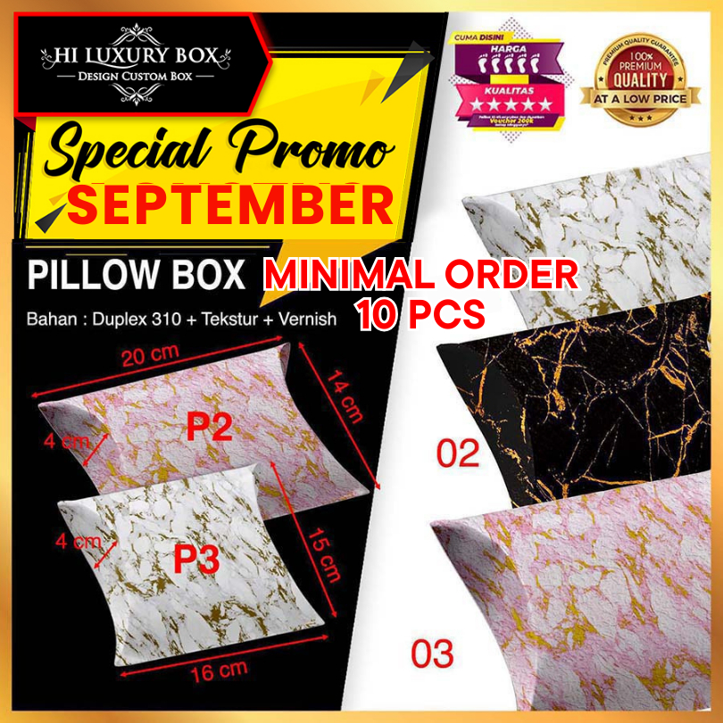 

Kotak Souvenir|Pillow|Kado|Hadiah|Gift|Serbaguna|Dus|Box|Packaging|P1