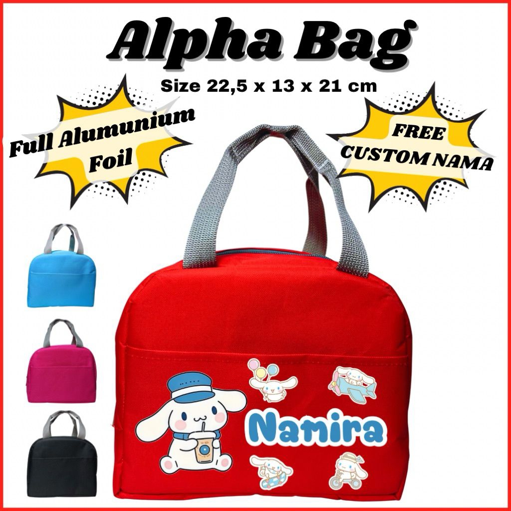 Tas Bekal Thermal Free Custom Nama Tas Betha 3