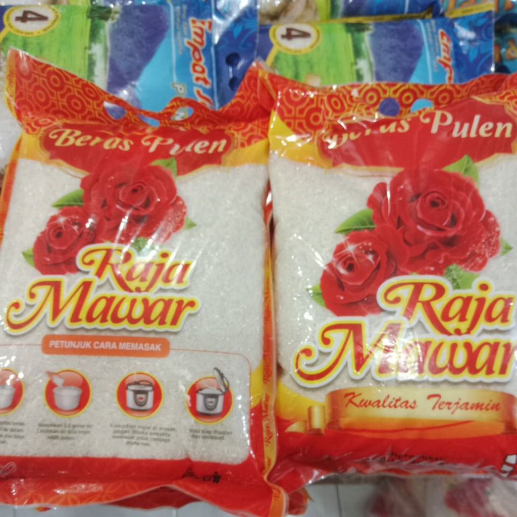 

beras raja mawar kemasan 3kg