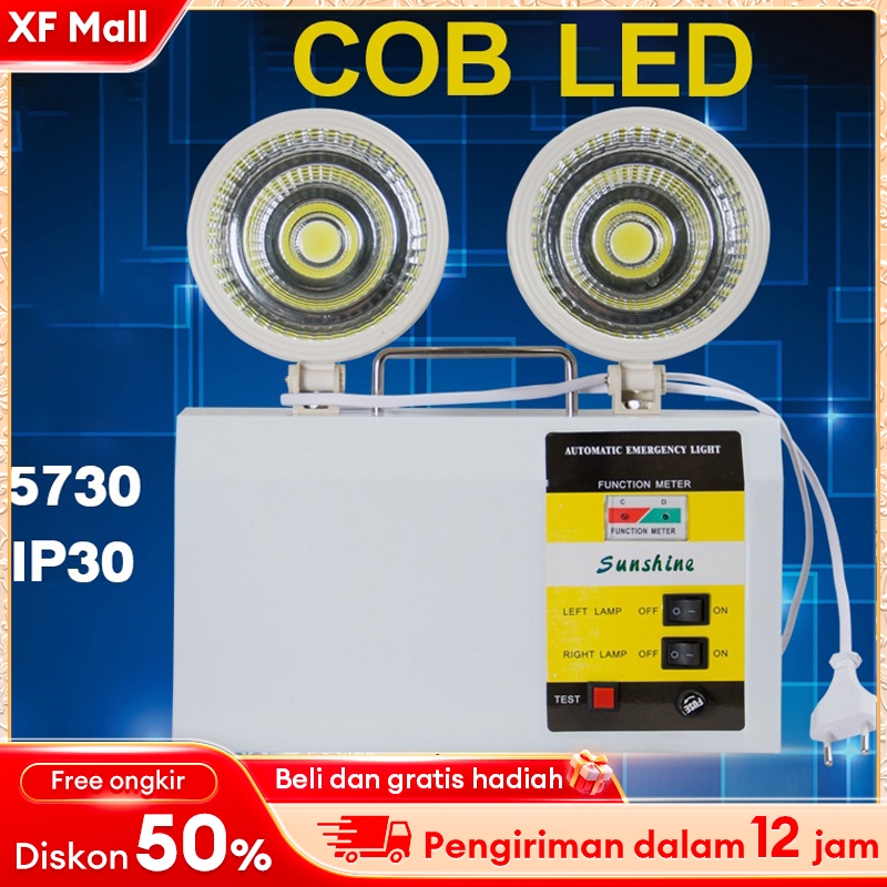 lampu emergency led tahan lama 5 jam Lampu Pencahayaan Lampu darurat dengan COB LED Emergency Light 