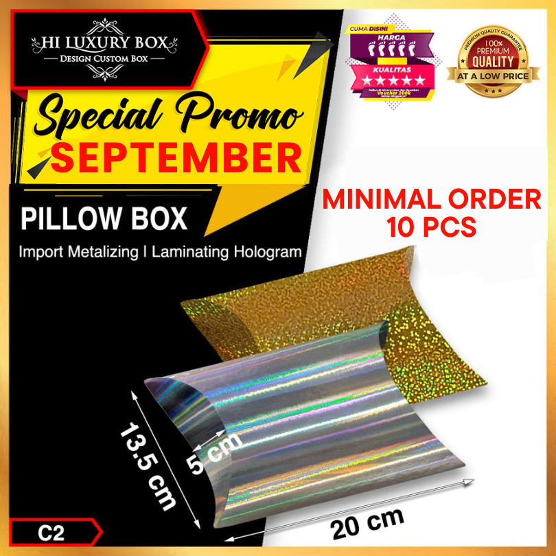 

Pillow Box | Kotak Pillow | Kotak Hadiah | Kotak Souvenir | Murah | C2