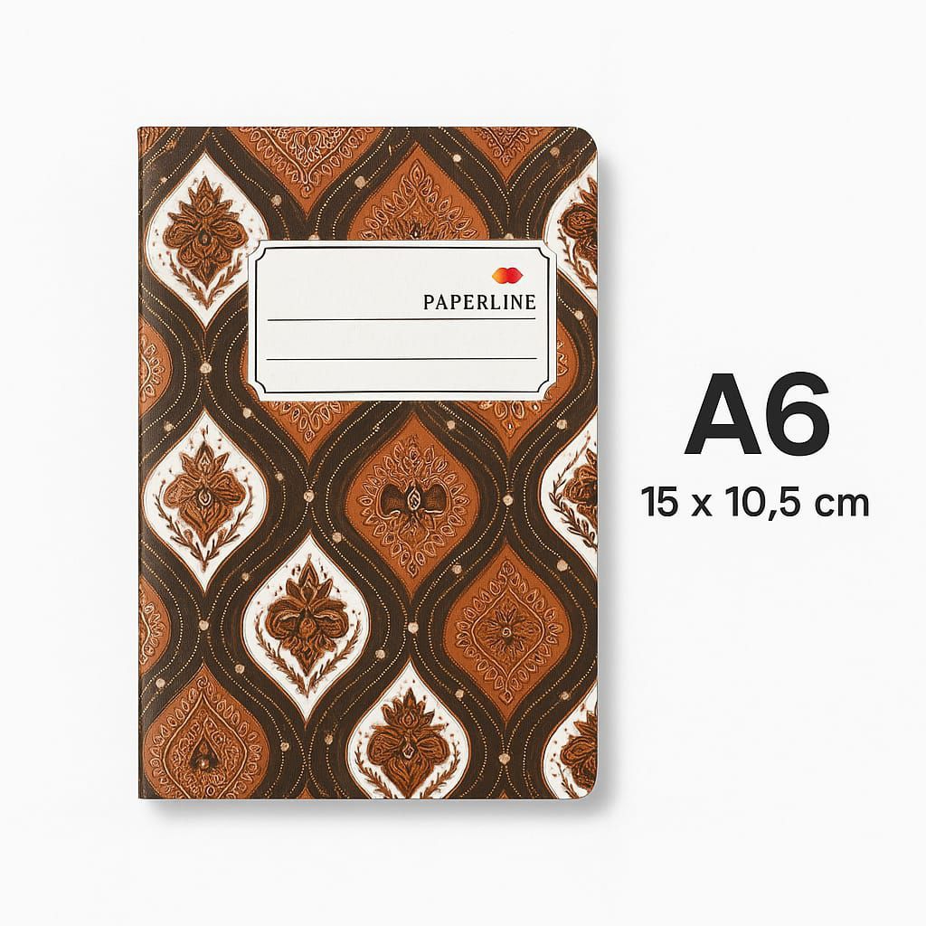 

Notes Paperline Motif Batik A6 15x10.5 cm | Buku Catatan Harian / Diary Elegan