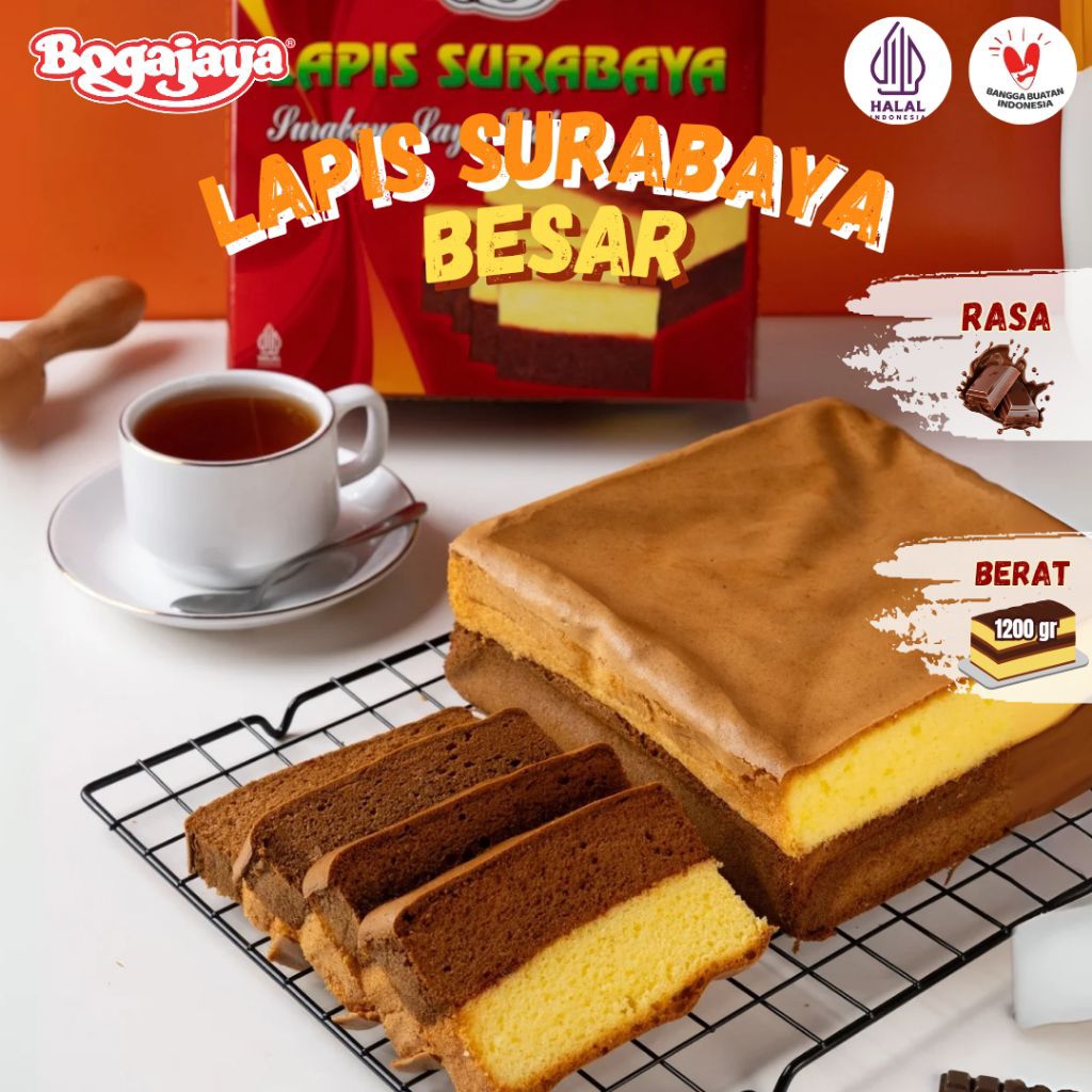

BOGAJAYA Kue LAPIS SPIKU BOYYA 1200Gr Oleh Oleh Khas Surabaya