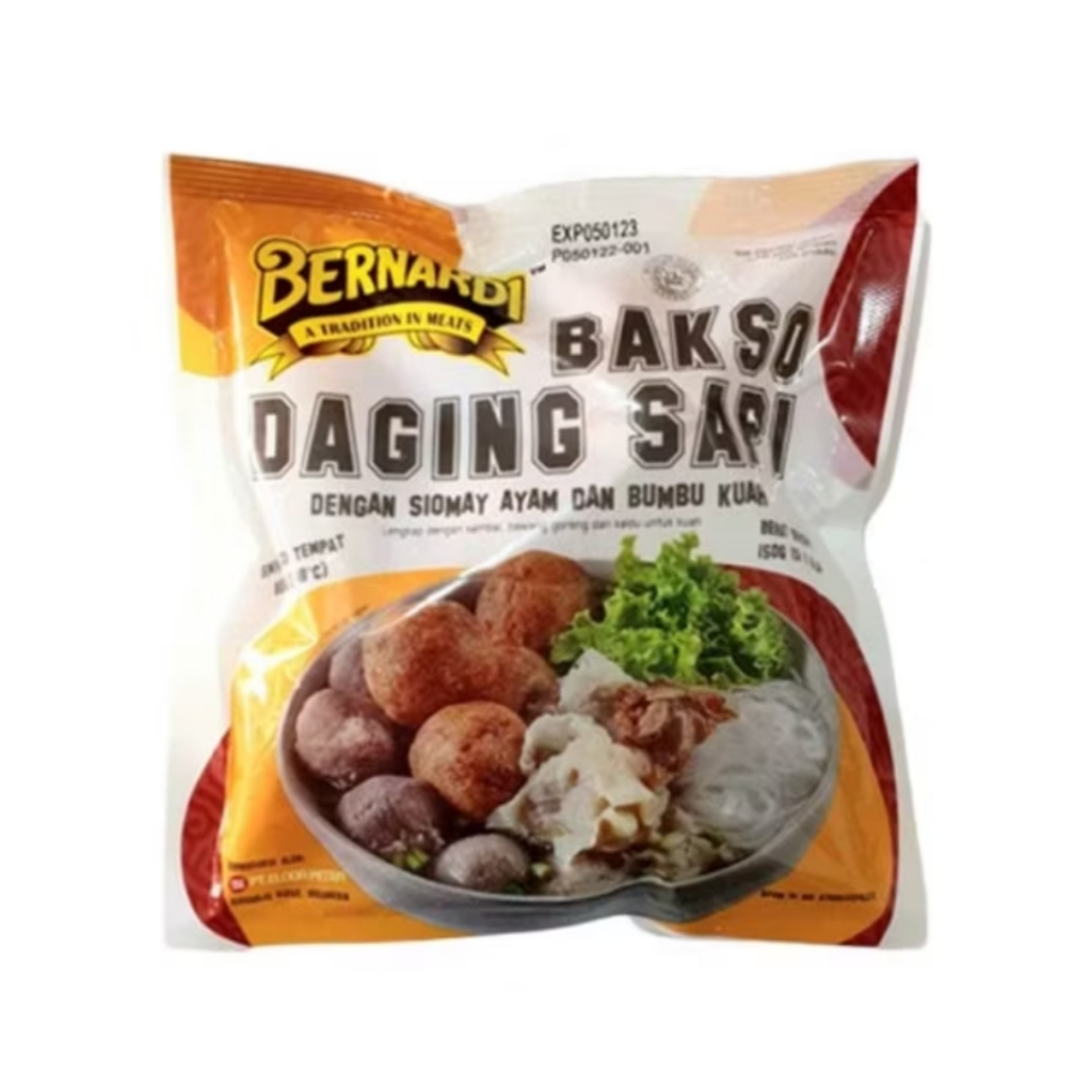 

BERNARDI Baso Instan Campur Isi 8 - Bernardi Baso Daging Sapi