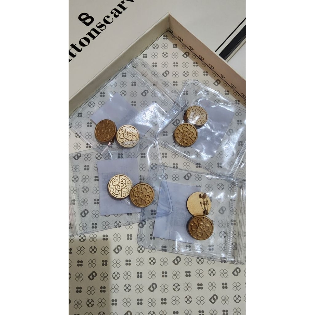 Xanadu Brooch - Brooch RM x BS - 1 set isi 2pc - ORI NEW