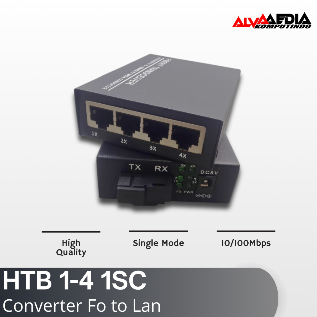 HTB 1-4 - 1SC 4 LAN Converter Fo To Lan