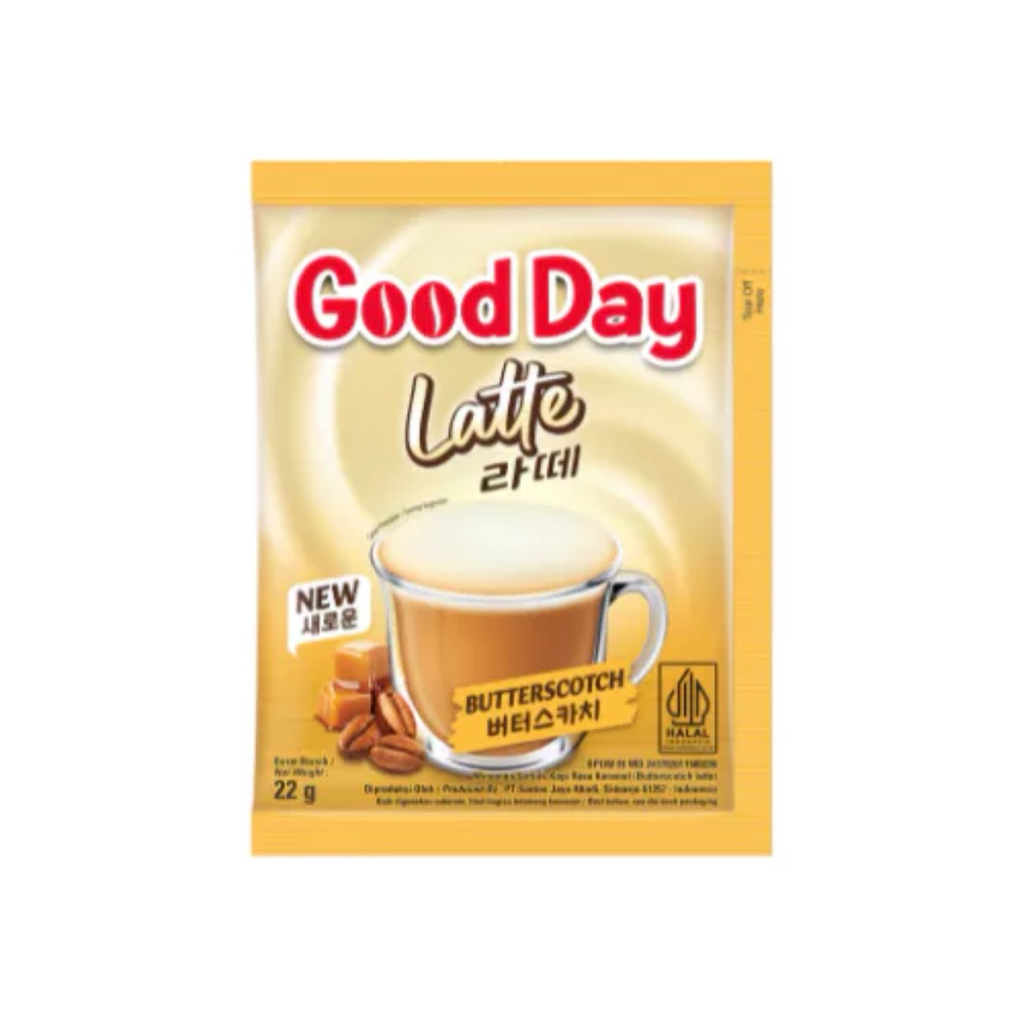 

Good Day Latte Butterscotch NEW PRODUCT - 1 sachet