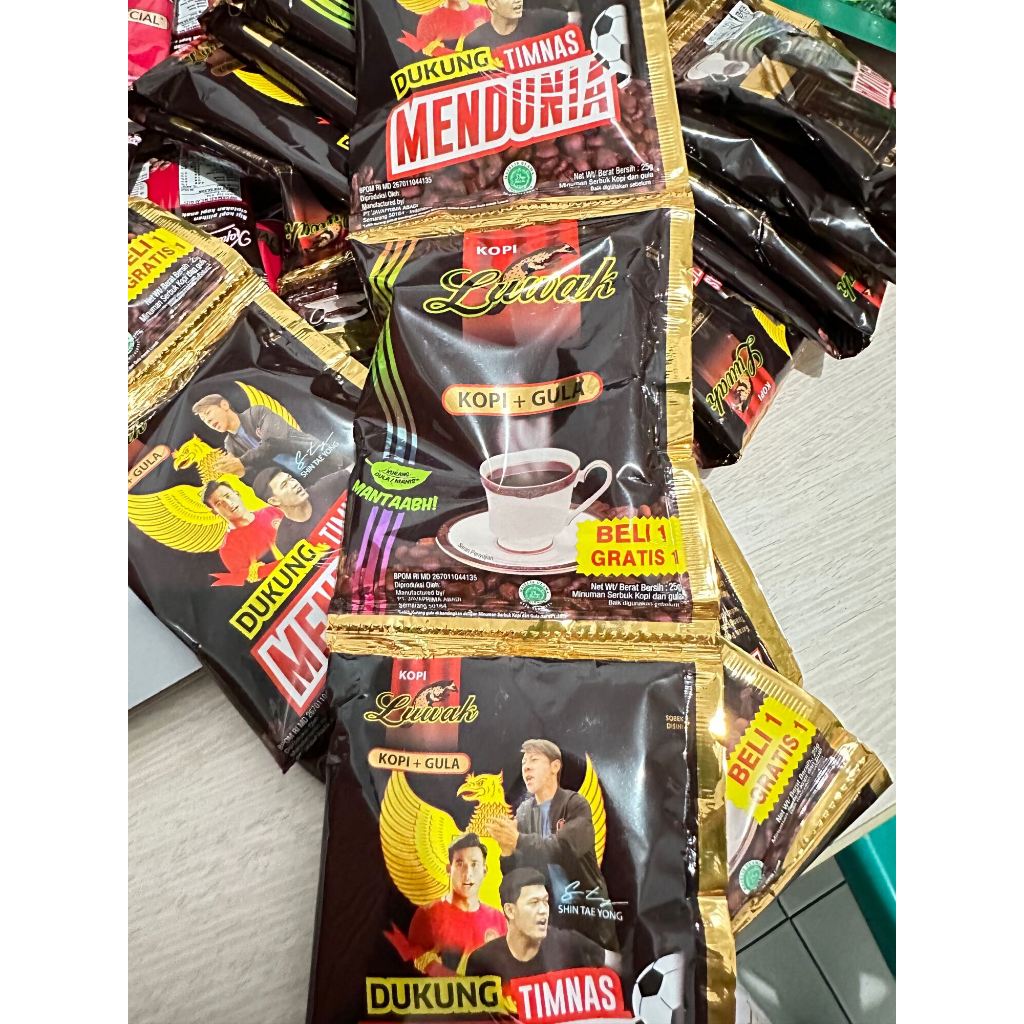 

Luwak Kopi Gula Hitam (6,5gr) 1 Renceng 10 Sachet