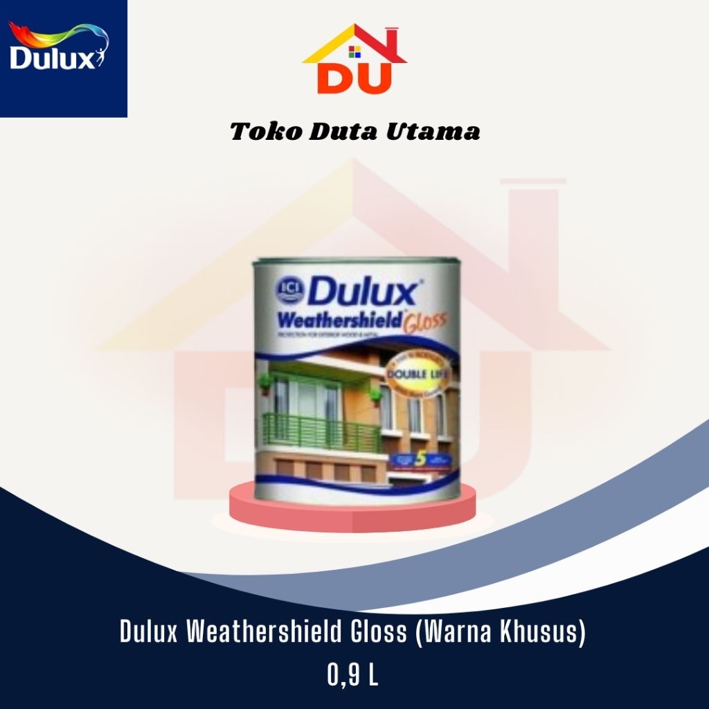 

Cat Dulux Weathershield Gloss Ukuran 0,9 L ( WARNA STANDAR )