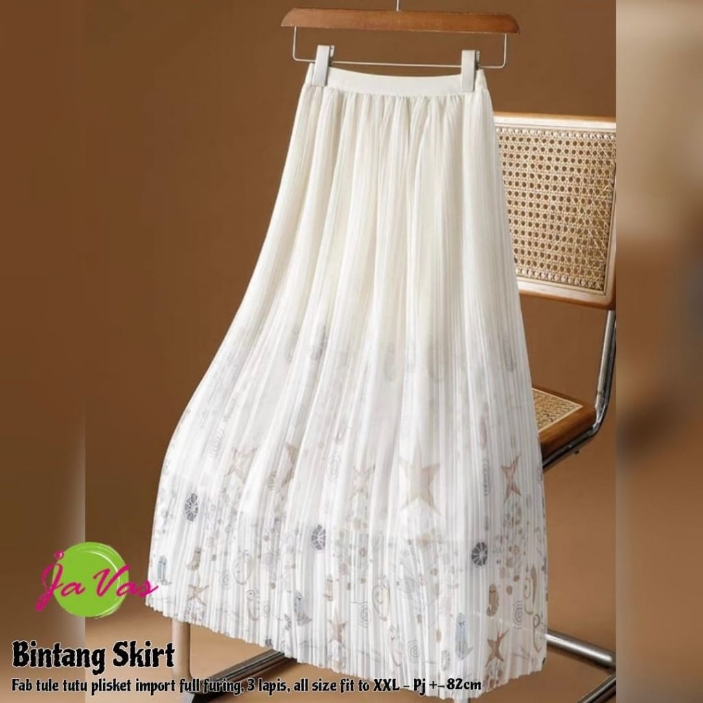bintang haru skirt korea ori alfashion fatiha skirt brukat kombinasi rok panjang brukat premium rok 