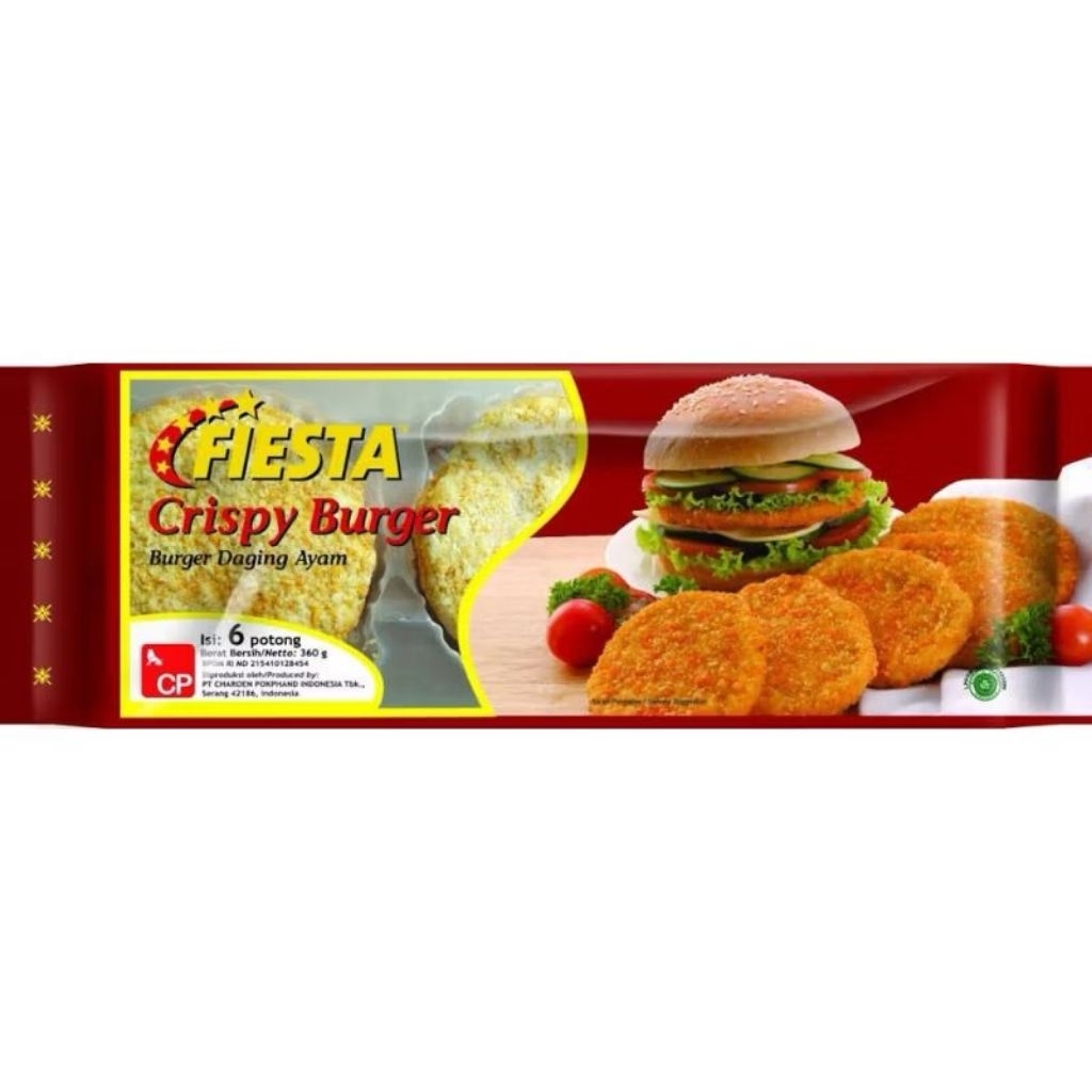FIESTA CRISPY CHICKEN BURGER ISI 6
