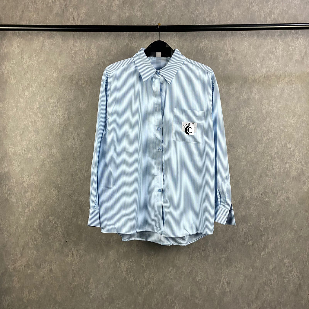 Kemeja pria c terbaru atasan kemeja pria casual style outfit terbaru kemeja pria garis garis