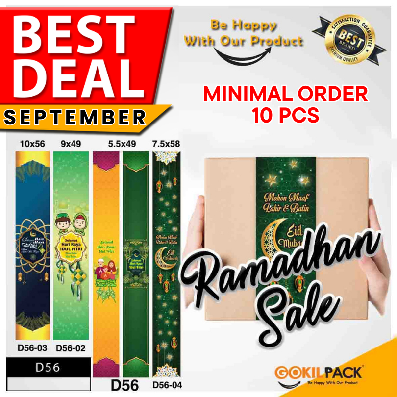 

Sleeve Lebaran - Paper Belt Idul Fitri - Aksesoris Box - D56