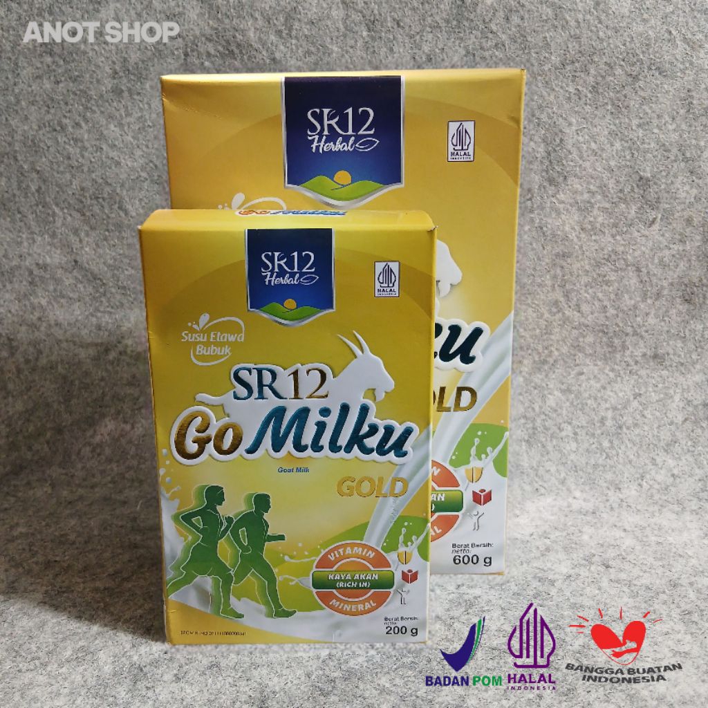 

SR12 GoMilku Gold Susu Kambing Etawa Asli Untuk Dewasa Dan Lansia