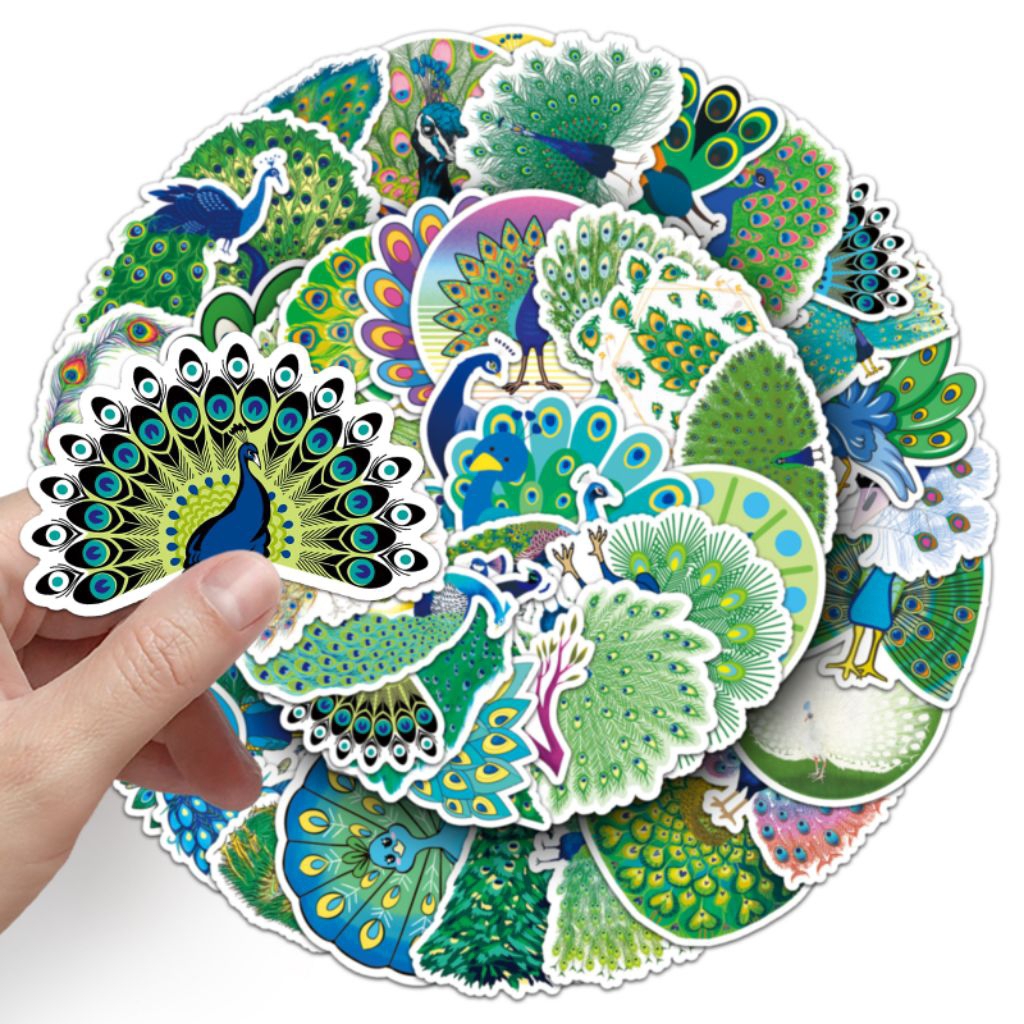 

[50 Pcs] DECO STICKER | STICKER DIY | JURNAL AESTHETIC [DS-223] MERAK Animal Karakter Cartoon Sticker Koper, HP Laptop Tumbler Komputer