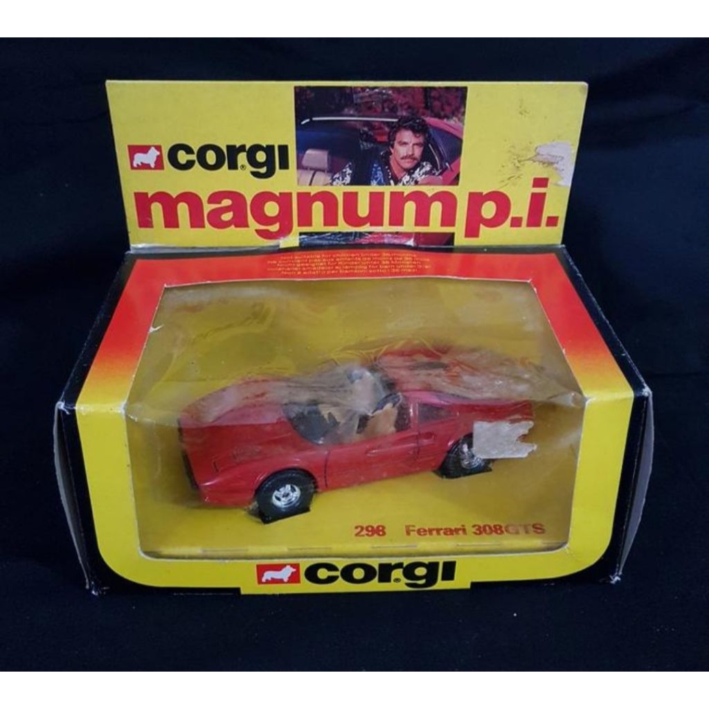 CORGI 298 Ferrari 308GTS Magnum PI Tom Selleck