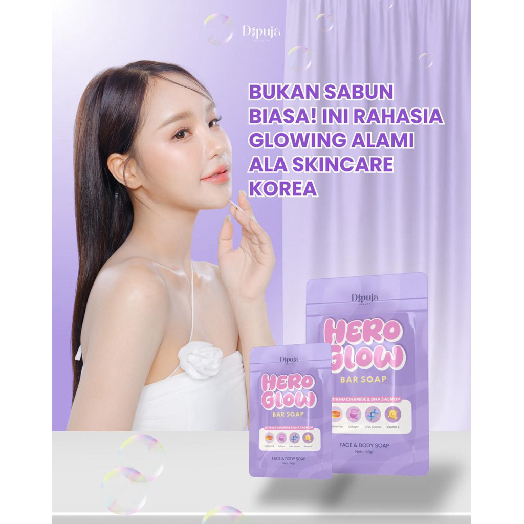 

Dipuja Hero Glow Barsoap - Sabun Batang Pencerah