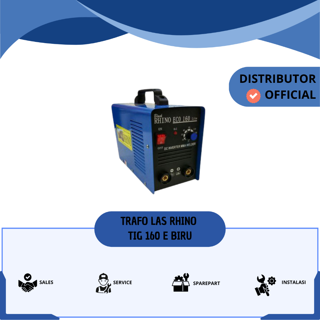 TRAFO LAS RHINO TIG 160E BIRU