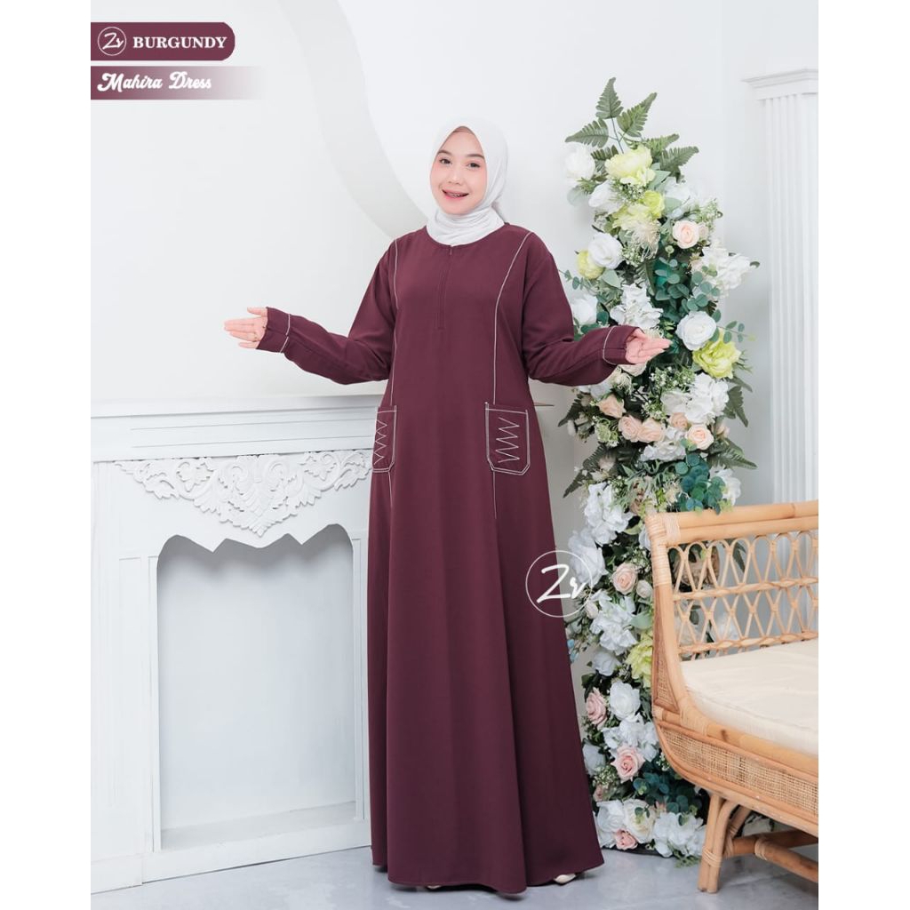 DRESS MUSLIM By ZR ORI DRESS SABRINA / BAJU MUSLIM KEKINIAN
