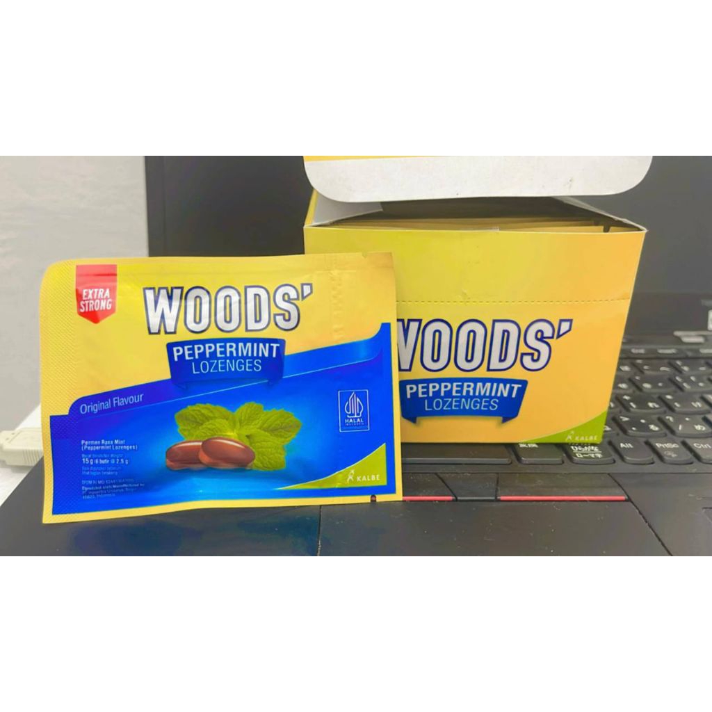 

Permen Woods Peppermint Pelega Tenggorokan & Meredakan Batuk