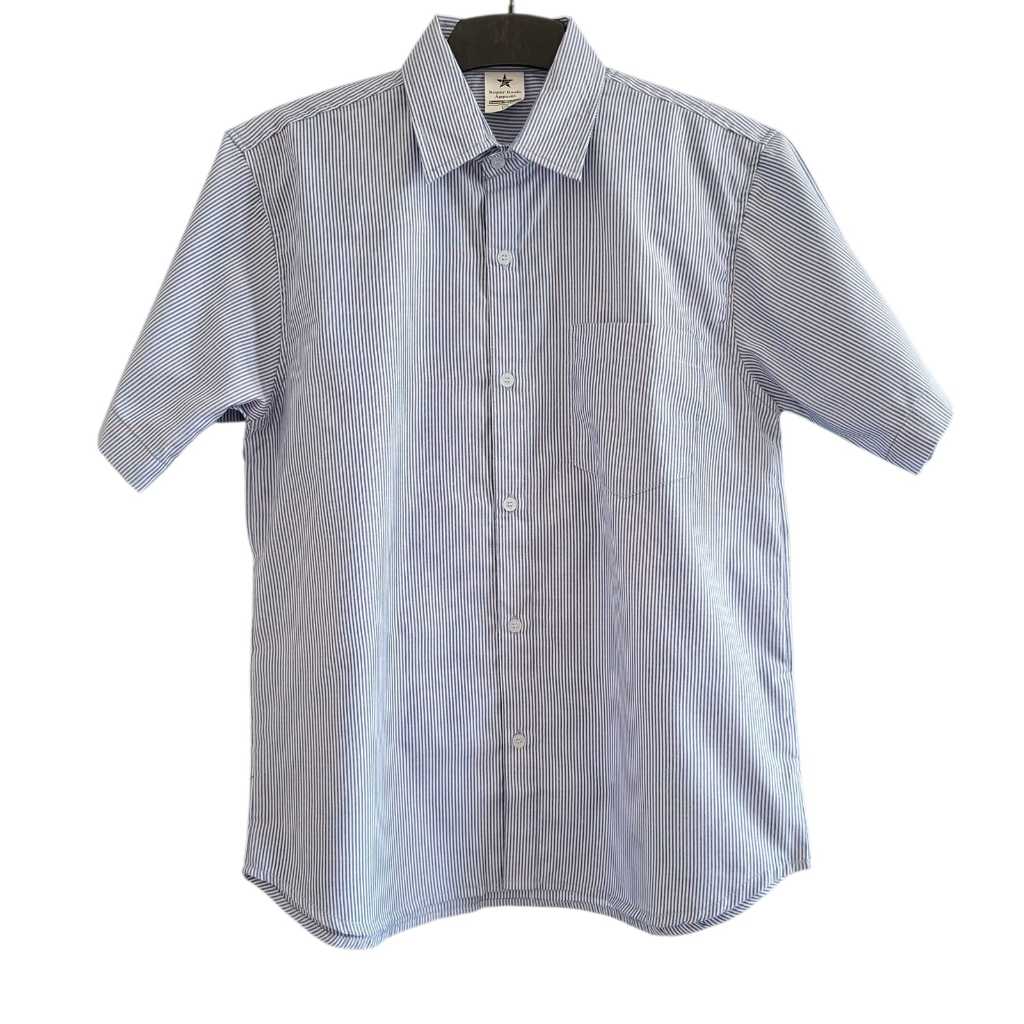 Kemeja Pria Garis-Garis/Kemeja Laki-Laki Motif Salur