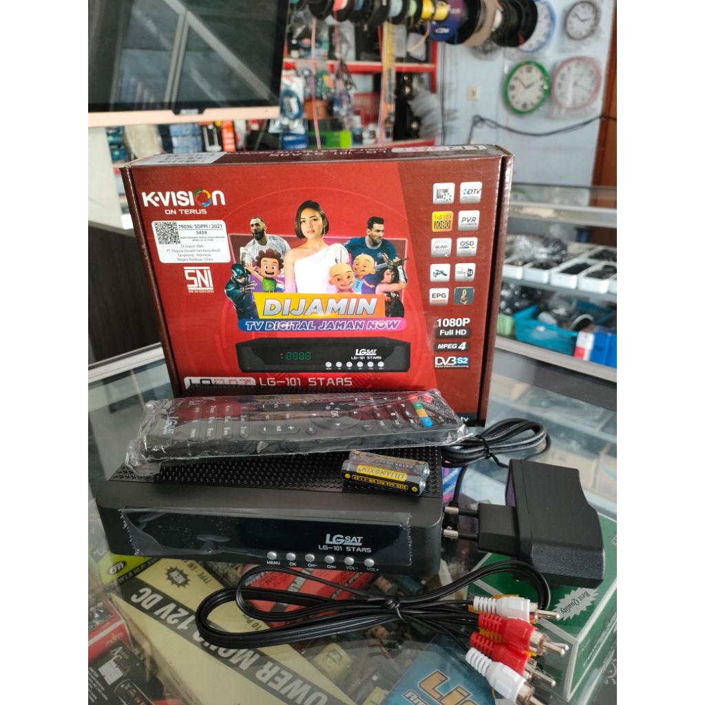 Receiver LG Sat 101 Star Mesin Parabola KU Band C Band