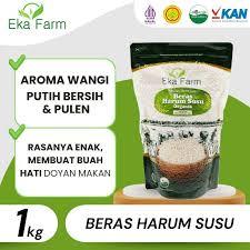 

BERAS HARUM SUSU VAKUM 1KG ORGANIK - EKAFARM/BERAS MENTIK WANGI SUSU ORGANIK