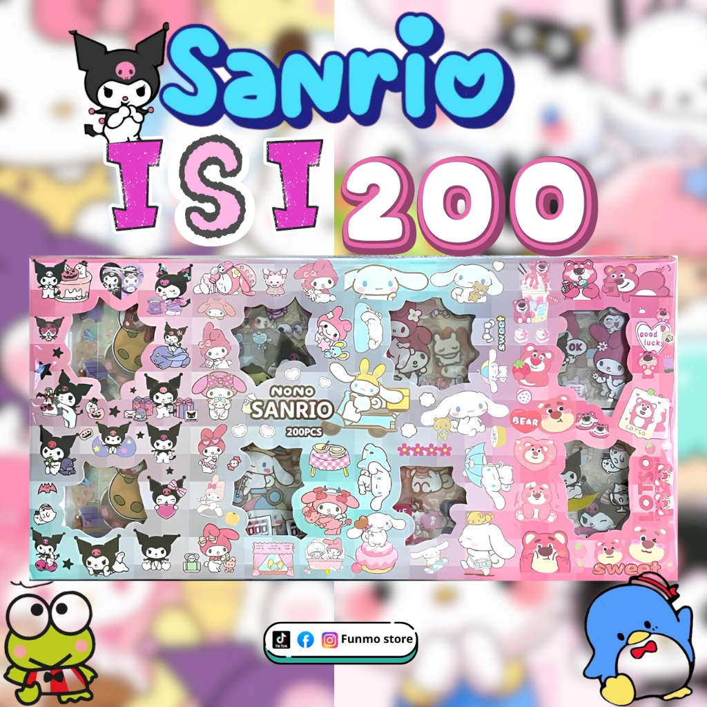 

Stiker NoNo Sanrio isi 200 Lembar Per Box Edisi Terbaru Karakter Lucu