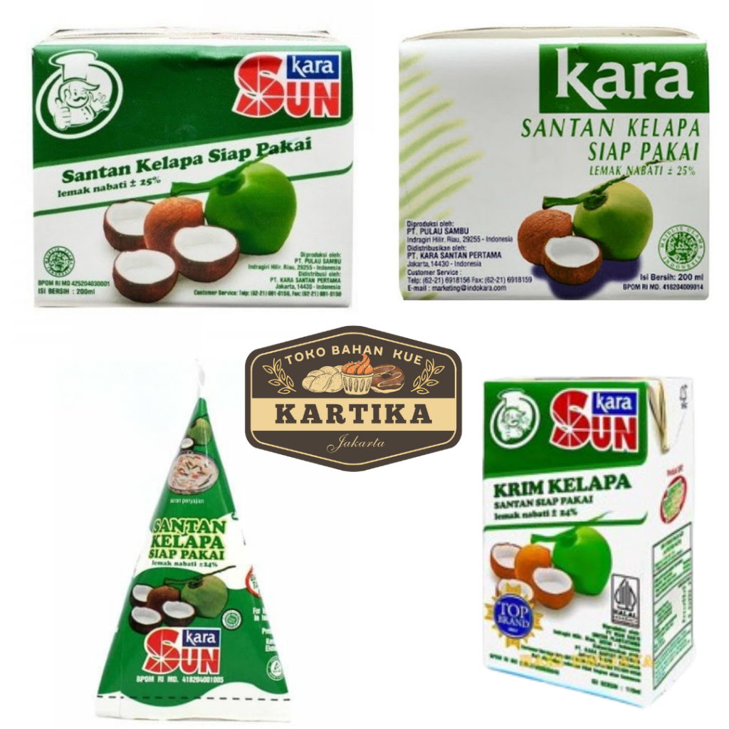 

Sun Kara Santan Kelapa Siap Pakai TCA 65ml / 110ml / 200ml