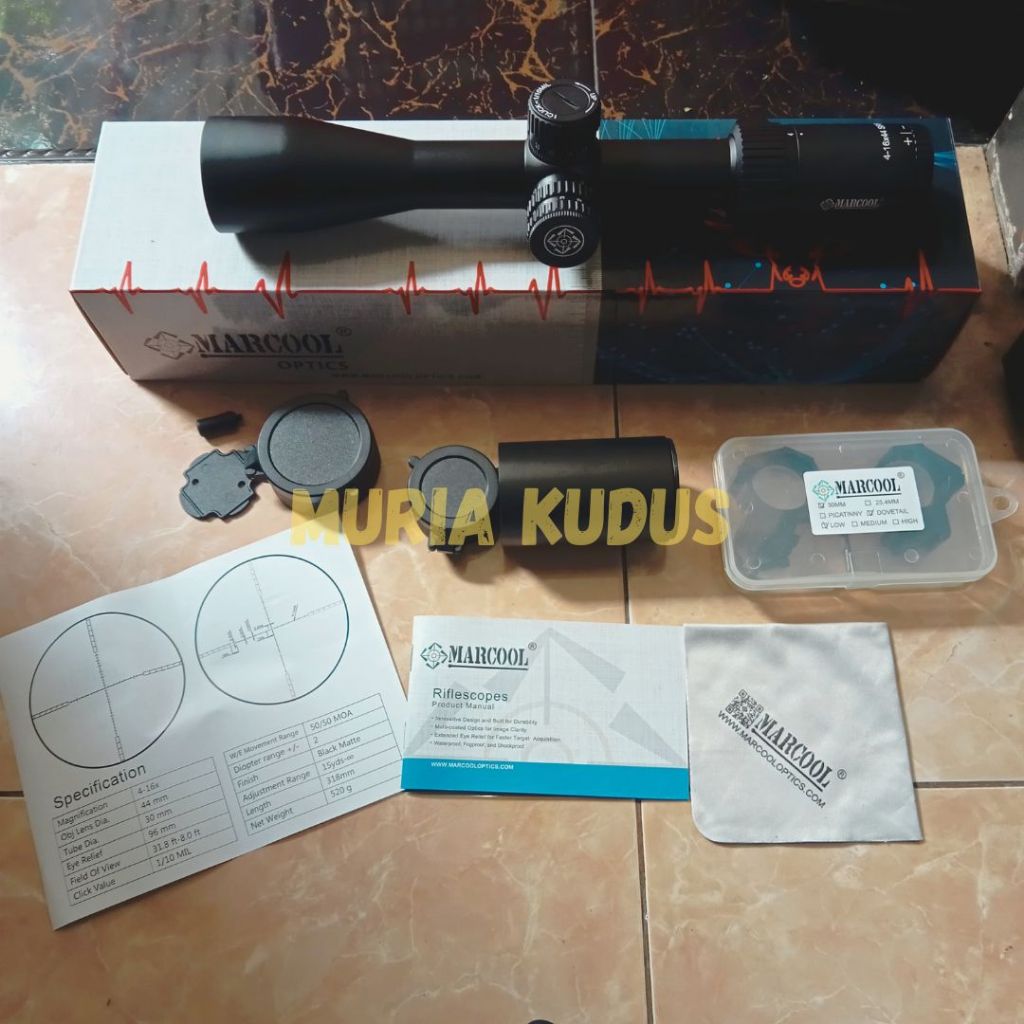 Teleskop Marcool 4-16x44 SF IRG