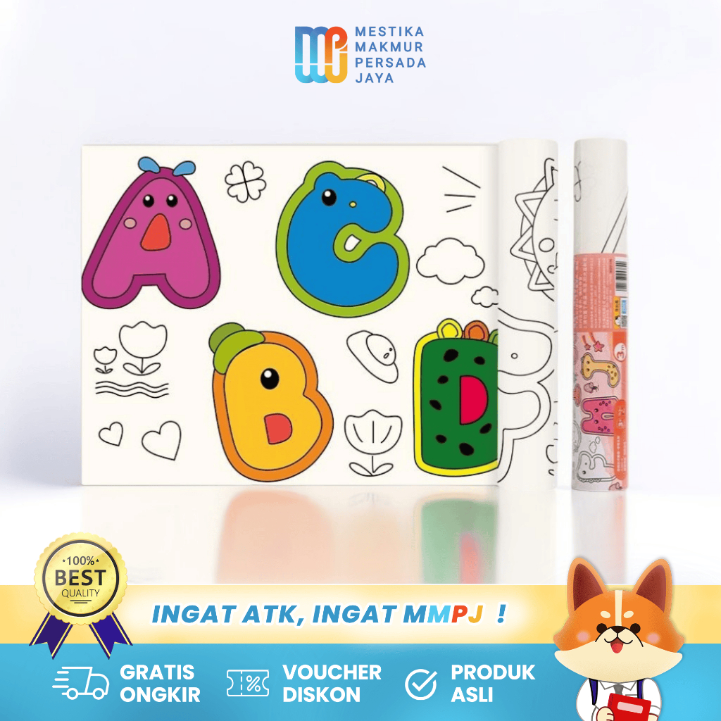 

Deli Kertas Mewarnai / Lukisan Gambar Gulir Gulungan Kreatifitas Anak