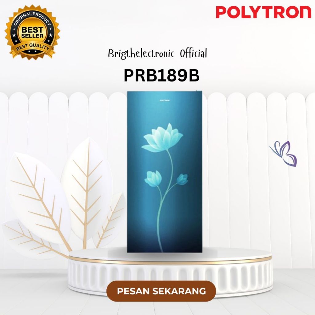 POLYTRON KULKAS 1 PINTU PRB189B 180Liter/PRB189B/PRB-189B/PRB 189B/POLYTRON KULKAS 1 PINTU ORIGINAL