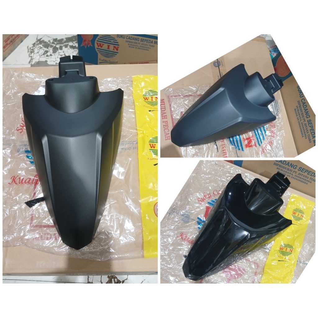 spakbor depan beat deluxe/street 2024 2025 biru doff/front fender beat 24 biru doff/hitam/hitam doff