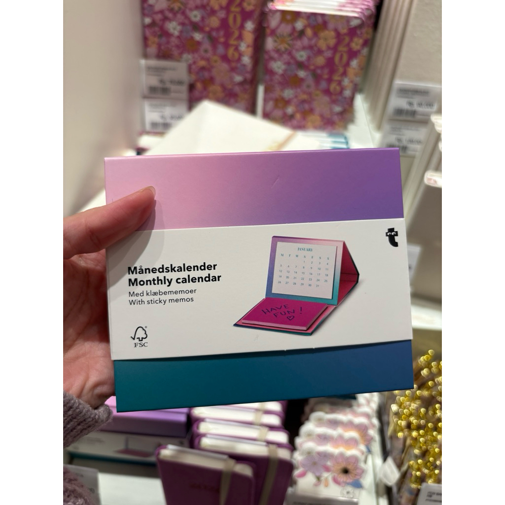 

Flying Tiger Monthly Calendar with Sticky Notes - Kalendar 2026