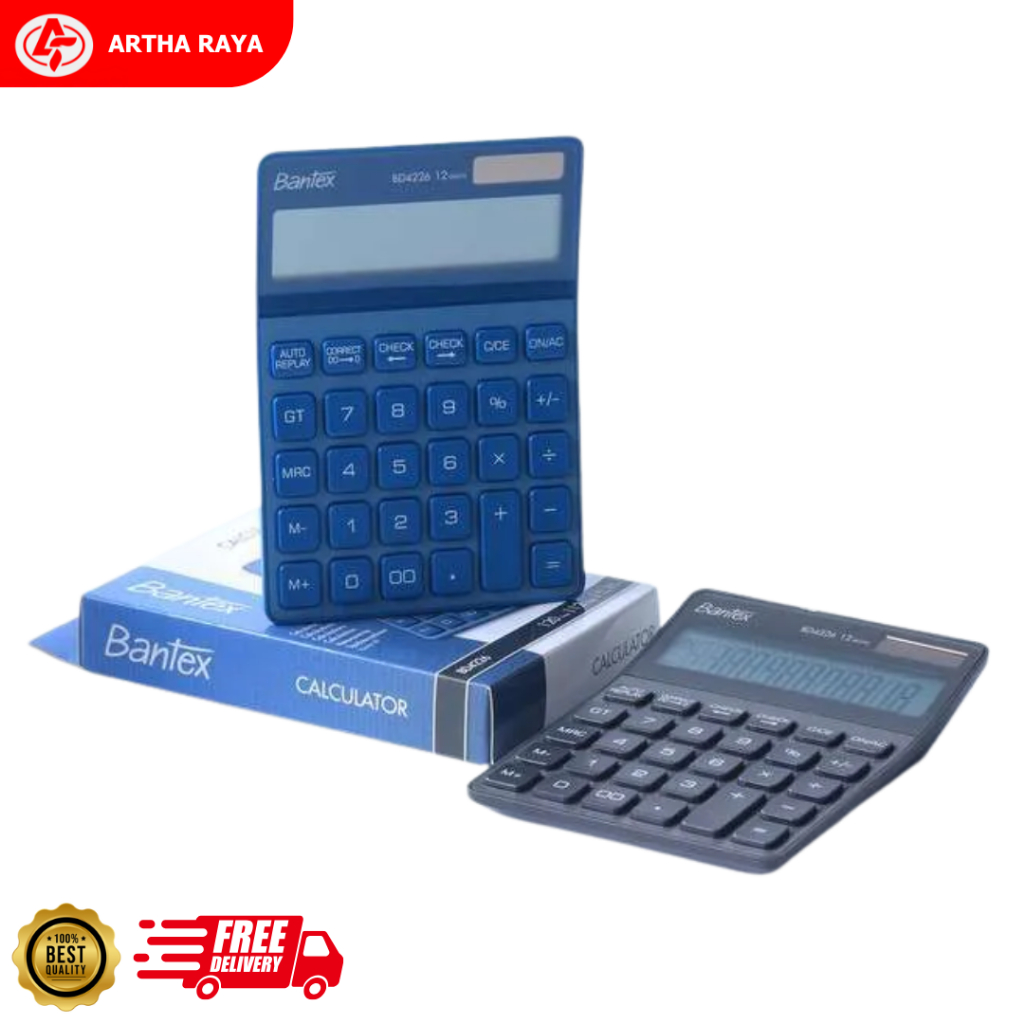 

Bantex Calculator BD4226 HITAM / BIRU